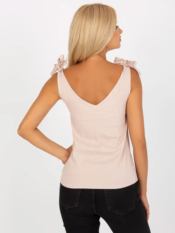 RUE PARIS Top-WN-TP-1705.69-light beige