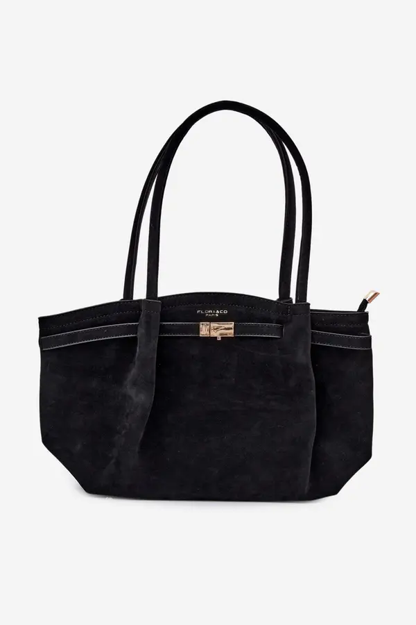 FLORA & CO Torba za kupovinu od eko brušene kože Flora&amp;Co