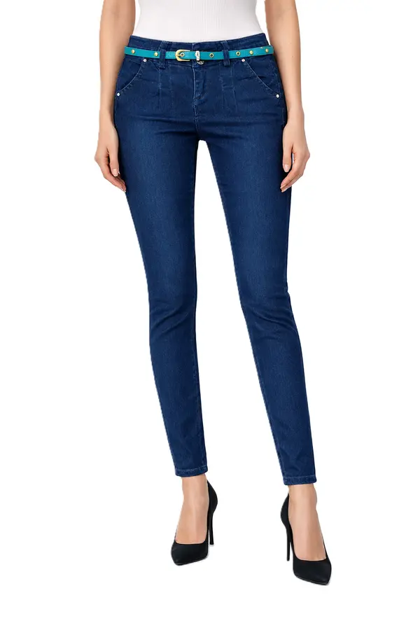 Trang Jeans Trang traperice - ženske uske traperice s remenom
