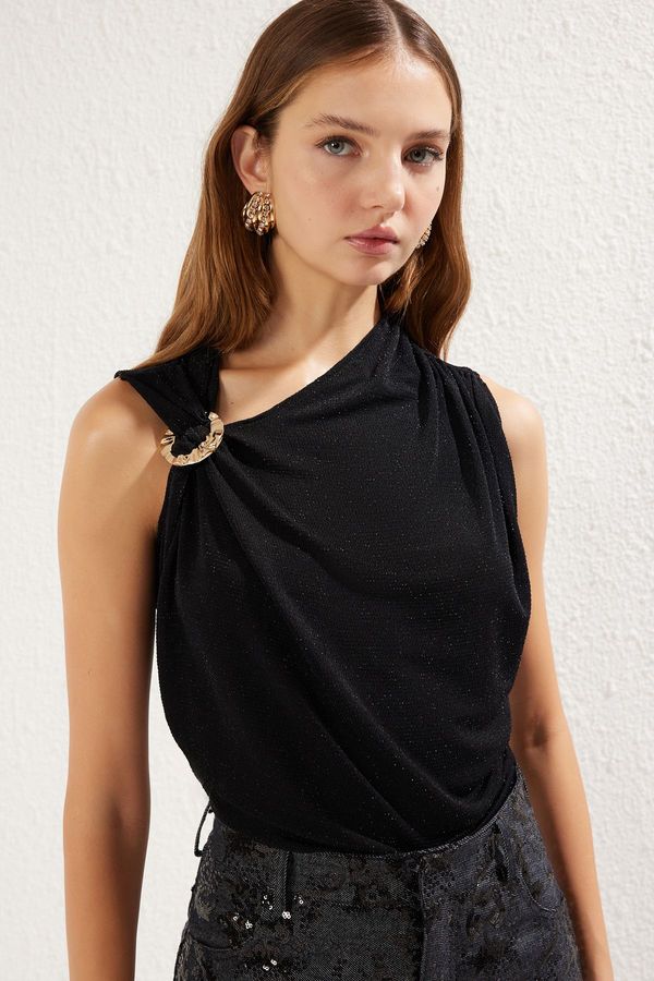 Trendyol Trendyol Black Accessory Knitted Bodysuit