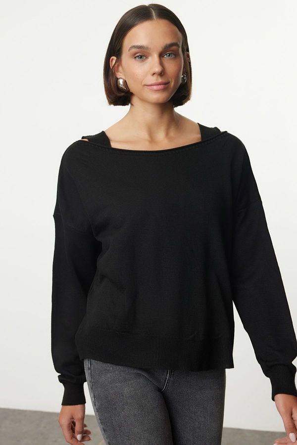 Trendyol Trendyol Black Sweater-Blouse Two Piece Set Knitwear Sweater
