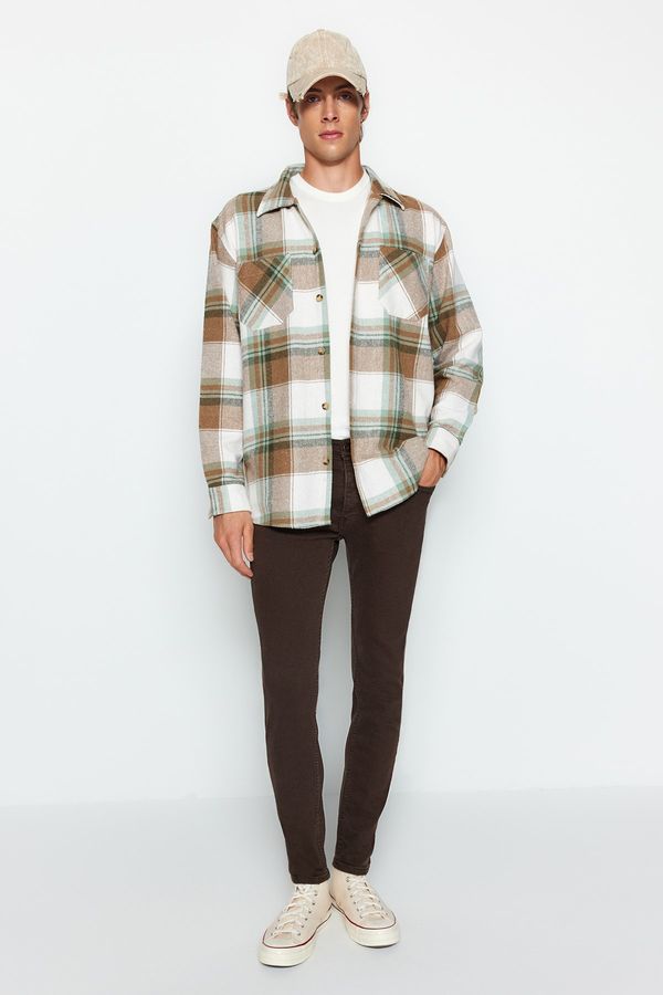 Trendyol Trendyol Brown Skinny Fit Jeans Denim Trousers