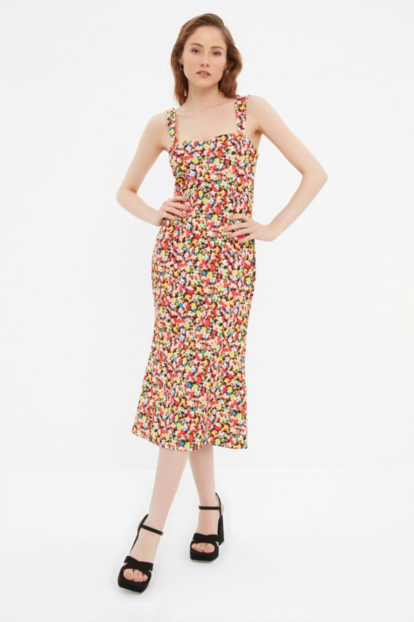 Trendyol Trendyol crna haljina s remenom