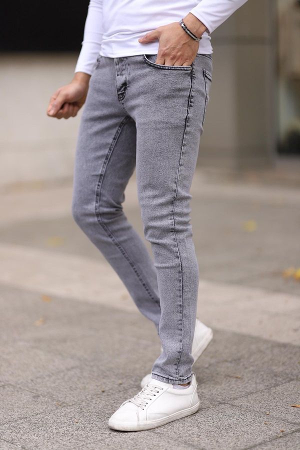 Trendyol Trendyol Gray Skinny Nail Jeans Jeans