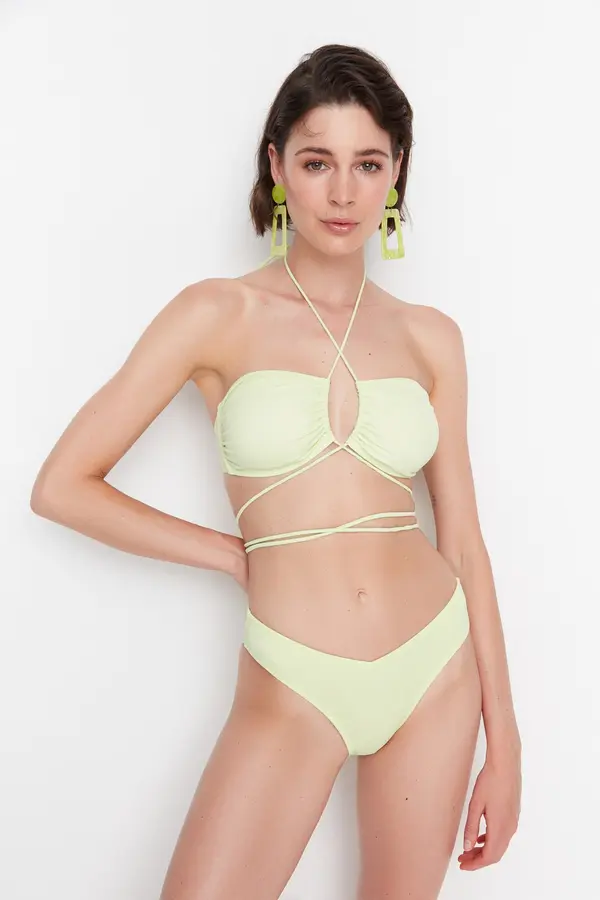Trendyol Trendyol Mint V-Cut donji dio bikinija