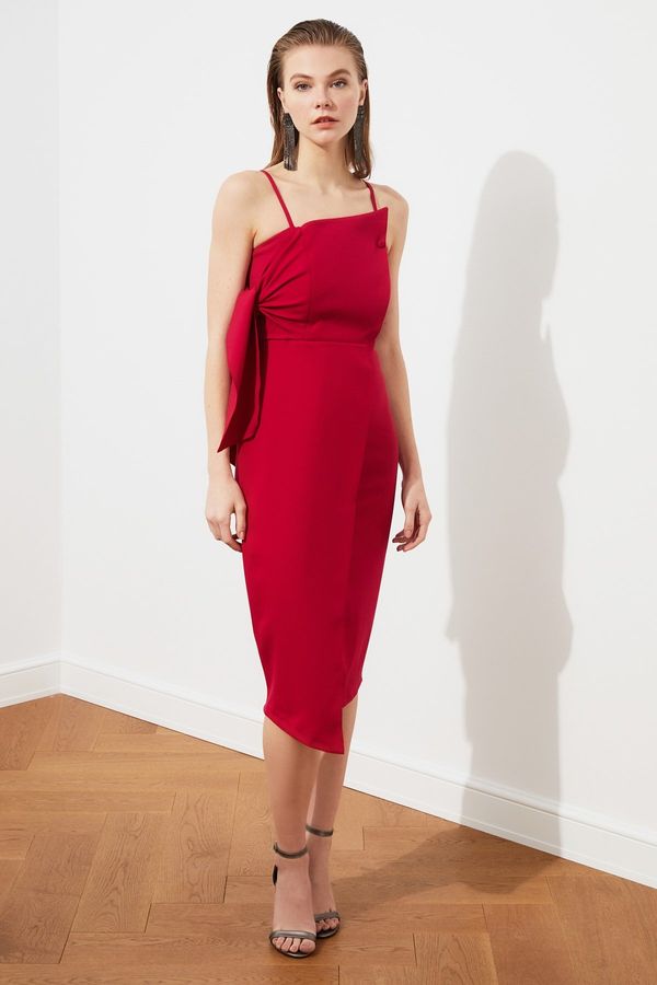 Trendyol Trendyol Mürdüm Arm Detailed haljina