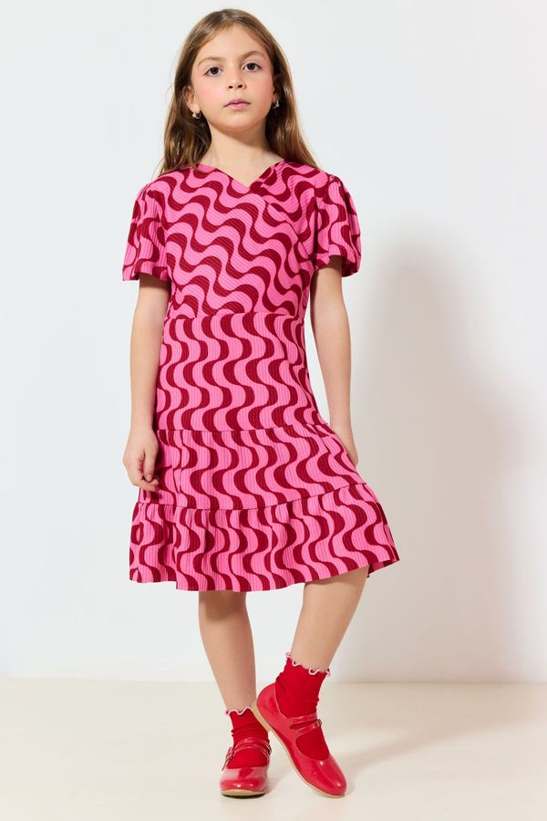 Trendyol Trendyol Red Double Banded Patent Leather Mary Jane Little Girl Kids Ballerinas