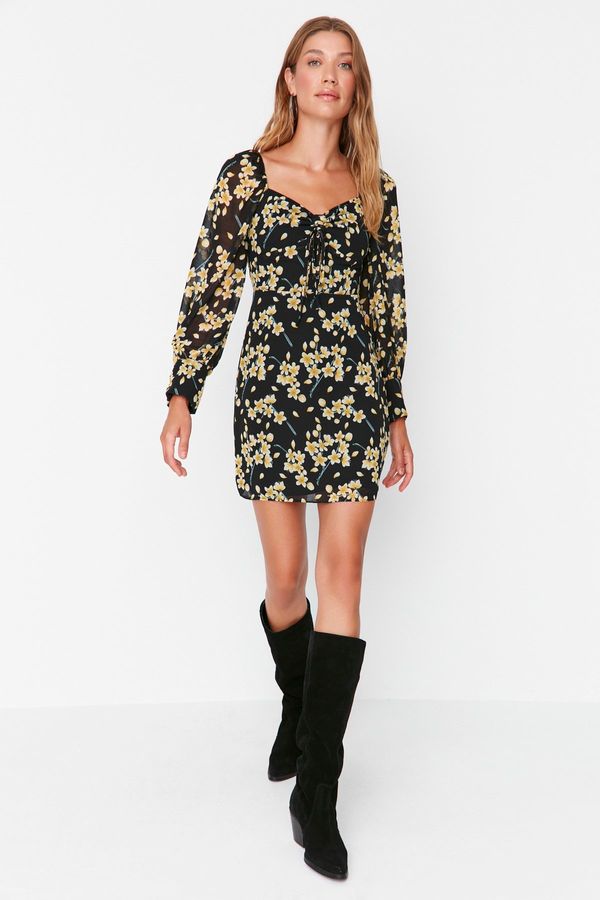 Trendyol Trendyol višebojna tkana haljina