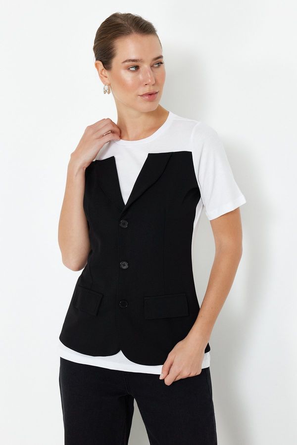 Trendyol Trendyol White Knitted Blouse