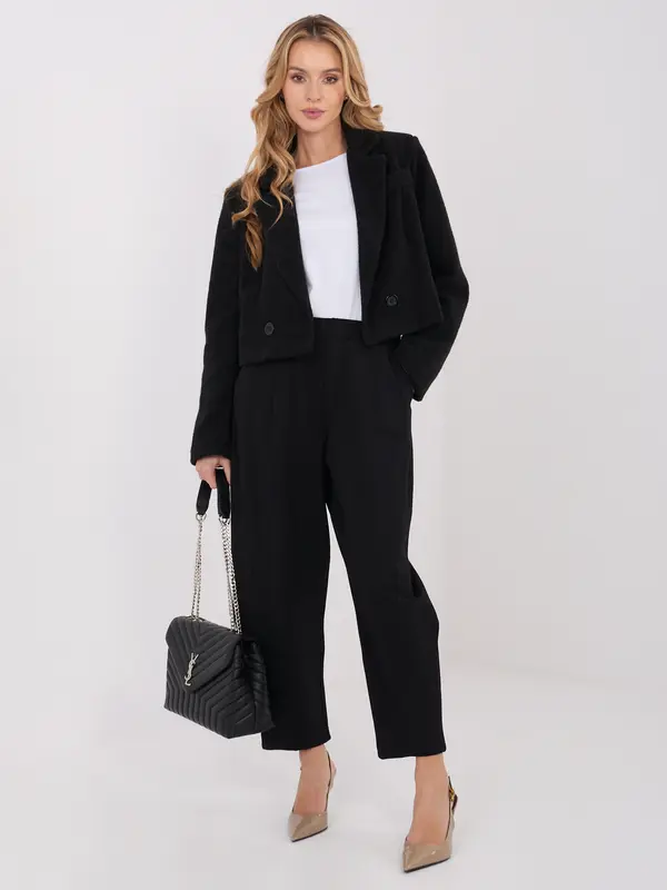RUE PARIS Trousers-IT-SP-FL8557.46-black