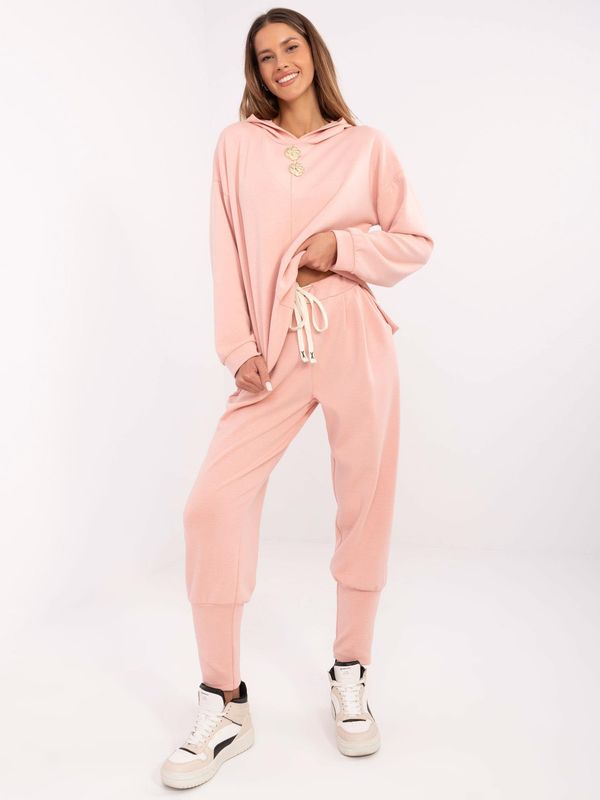 Italy Moda Trousers-MI-SP-61700.80P-Peach