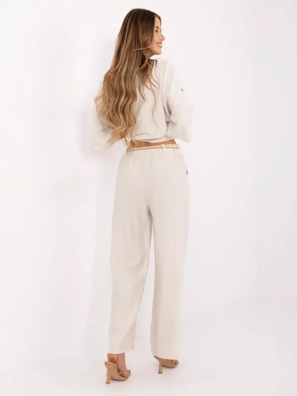 Italy Moda Trousers-MI-SP-6560.73P-light beige