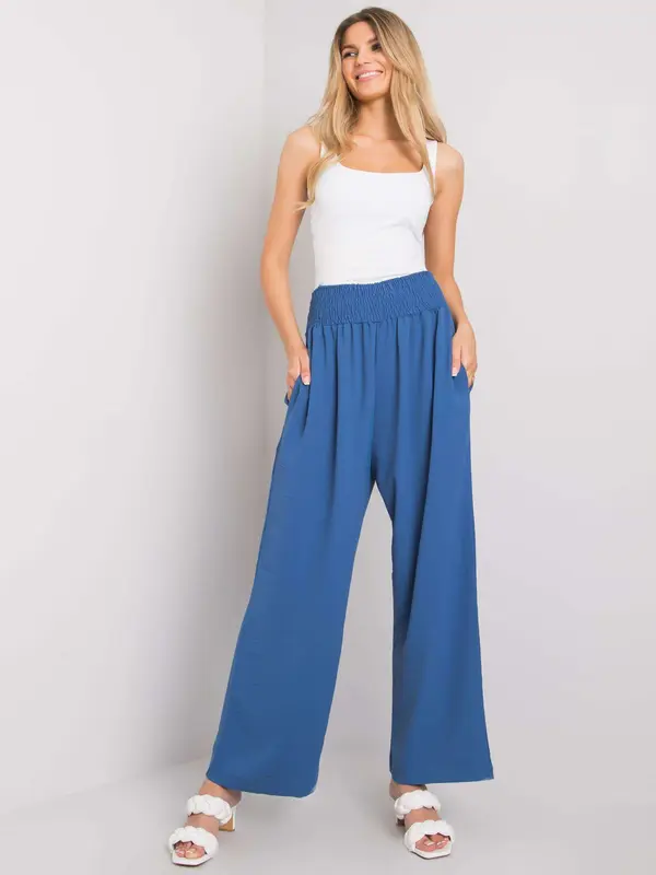 RUE PARIS Trousers-RO-SP-8012.91P-dark blue