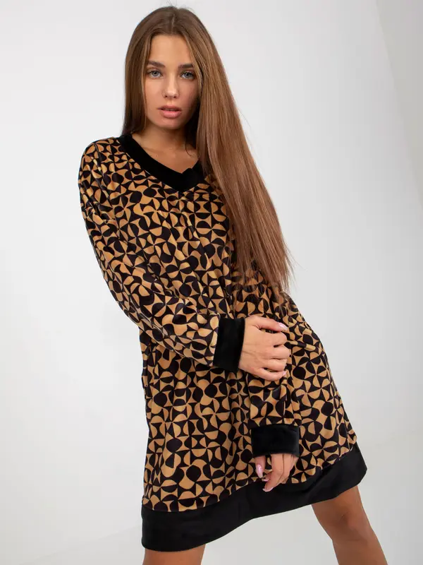 RUE PARIS Tunic-RP-TU-8189-3.66-camel