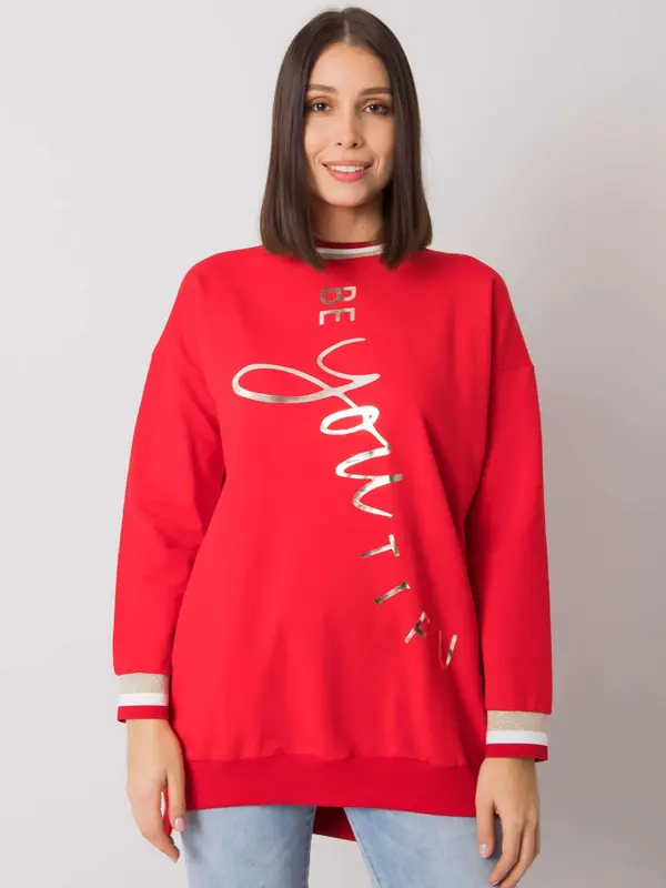 RELEVANCE Tunic-RV-TU-7269.78P-Red