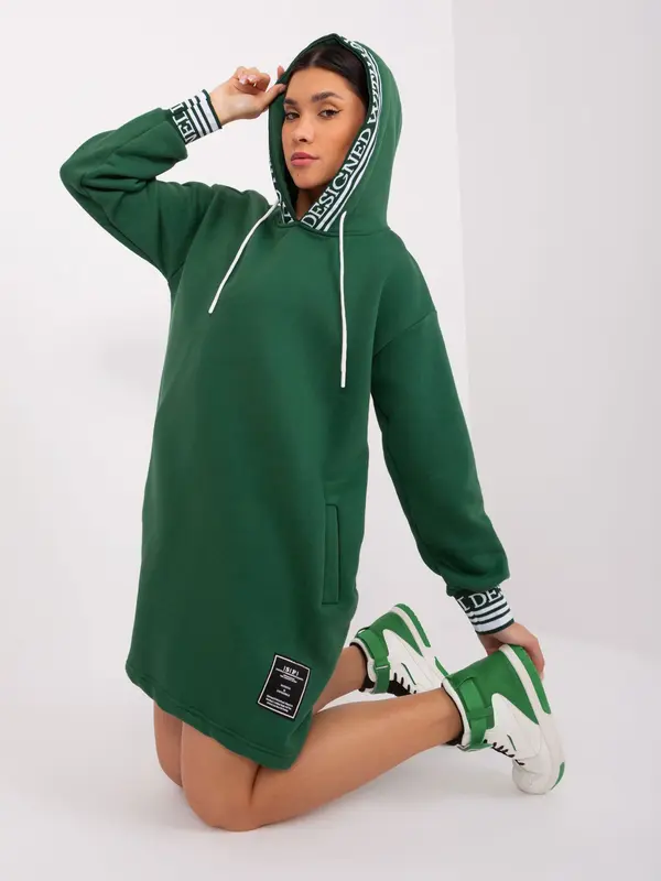 RELEVANCE Tunic-RV-TU-9224.95P-Dark Green