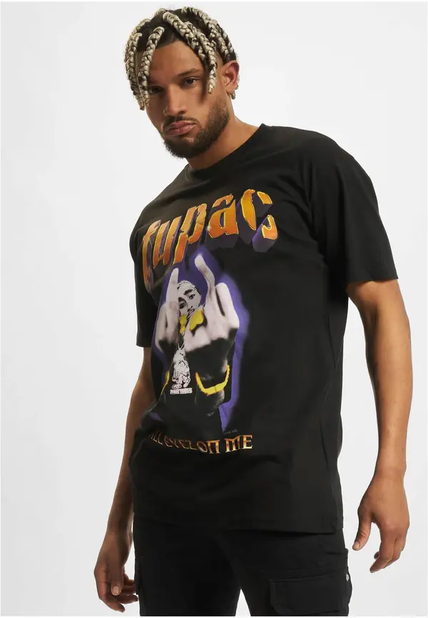 Mister Tee Tupac Thug Passion Oversize T-Shirt Black