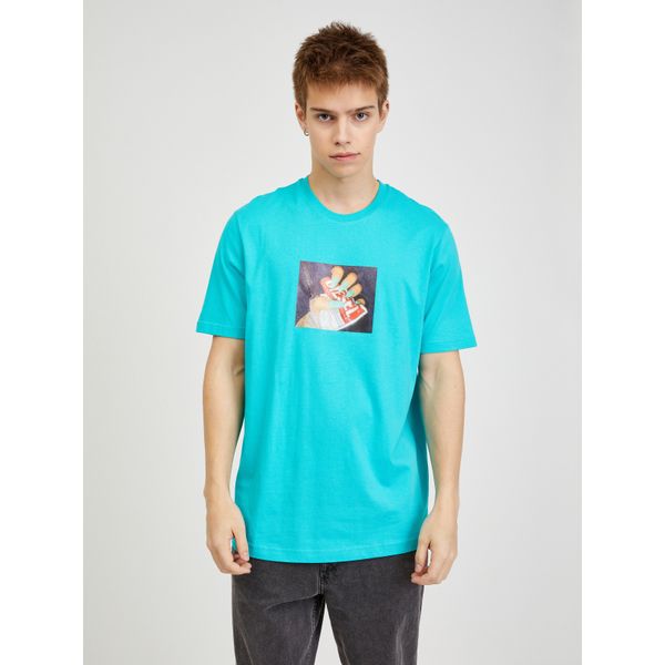 Diesel Turquoise Men's T-Shirt Diesel - Men