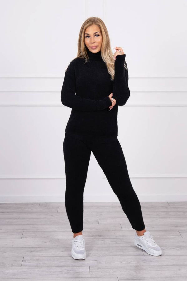 Kesi Two-piece set of black alpaca sweaters