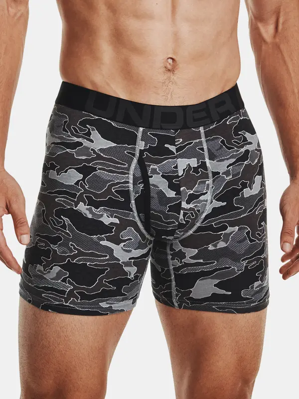 Under Armour Under Armour Boxers UA CC 6in Novelty 3 Pack-GRY - Mens