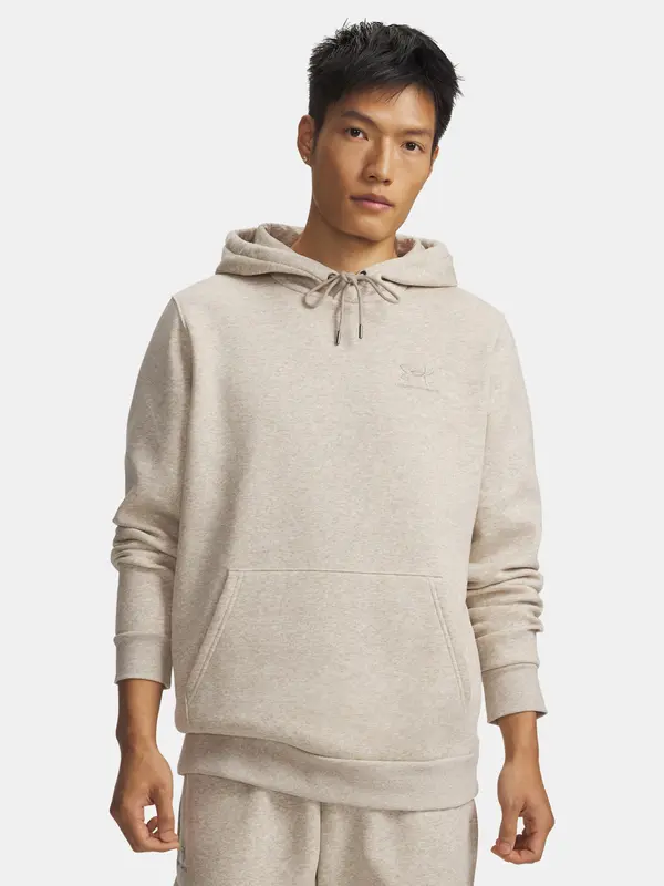 Under Armour Under Armour Hoodie UA Essential Fleece Hoodie-BRN - Men's