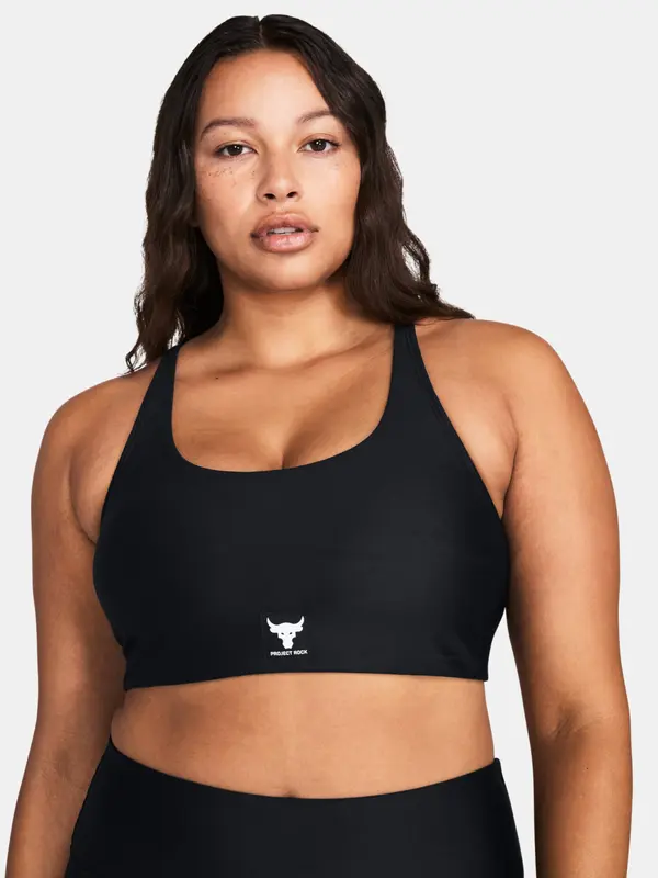 Under Armour Under Armour Project Rock All Train Black Women's Sports Bra Crsbck
