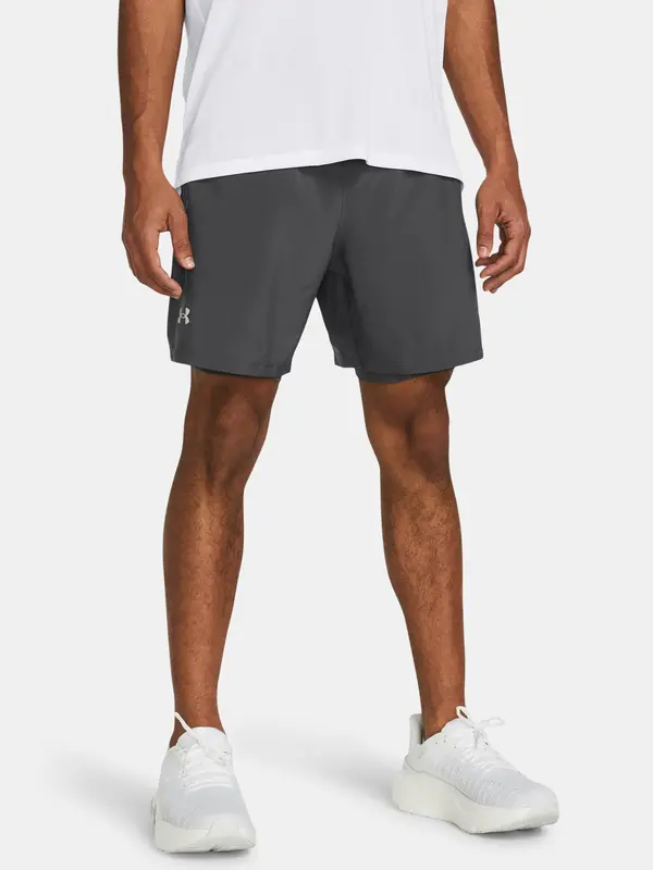 Under Armour Under Armour Shorts UA LAUNCH 7'' 2-IN-1 SHORTS-GRY - Men's