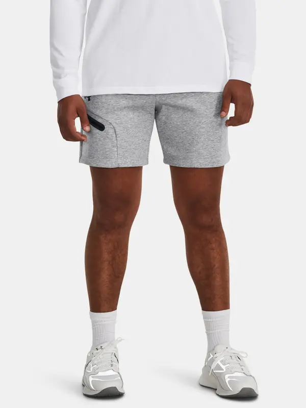 Under Armour Under Armour Shorts UA Unstoppable Flc Shorts-GRY - Mens