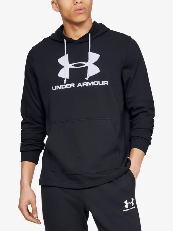 Under Armour Under Armour Sportstyle Terry Logo Hoodie-Blk - Men's