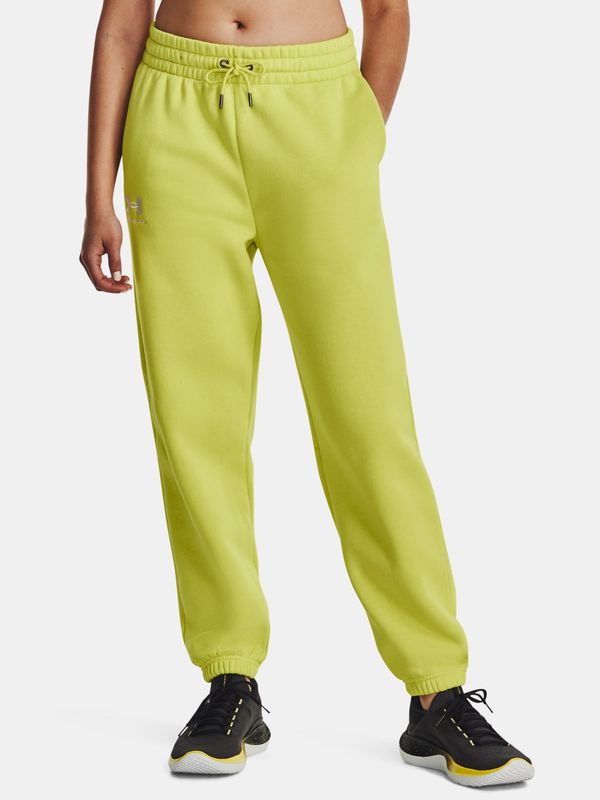 Under Armour Under Armour Sweatpants Essential Fleece Joggers-YLW - Women