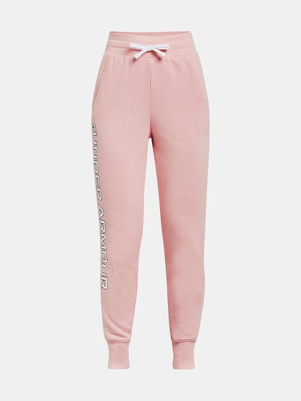 Under Armour Under Armour Sweatpants Rival Fleece Joggers-PNK - Girls