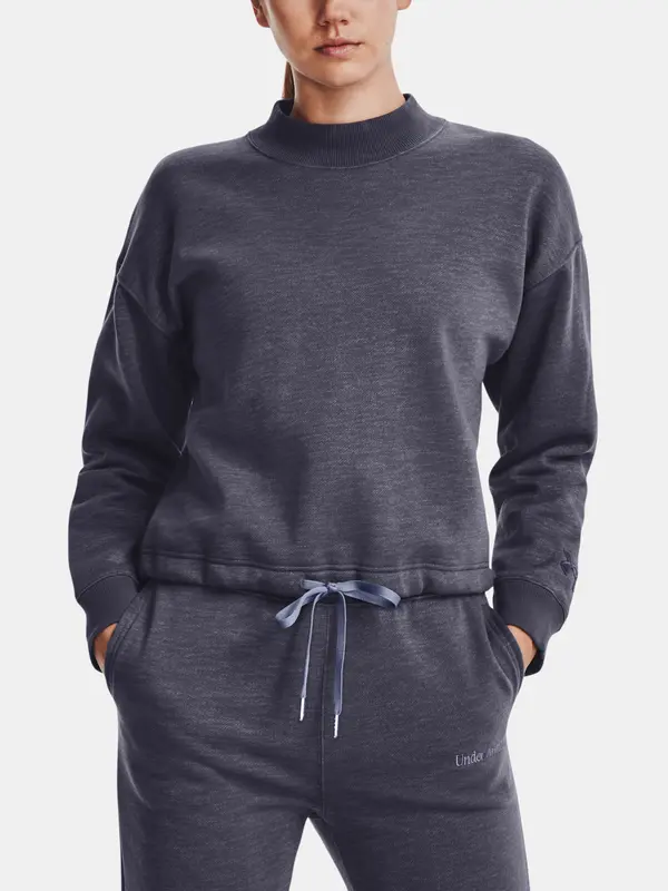 Under Armour Under Armour Sweatshirt Essential Script Crew-GRY - Women
