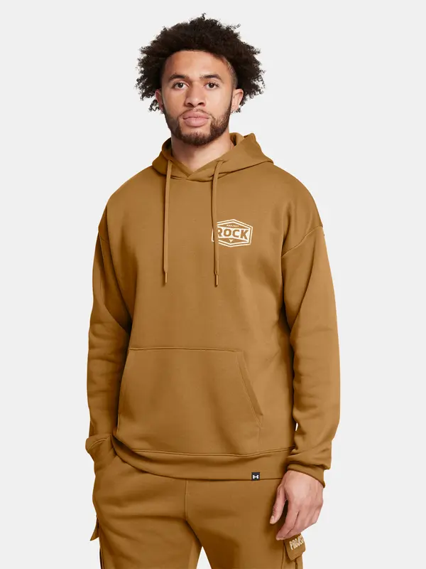 Under Armour Under Armour Sweatshirt Pjt Rck Icon Flc Hdy-YLW - Men's