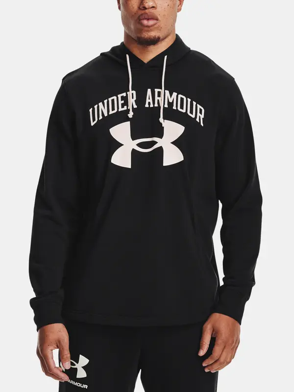 Under Armour Under Armour Sweatshirt RIVAL TERRY BIG LOGO HD-BLK - Men's