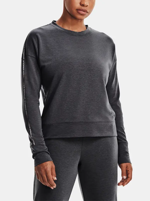 Under Armour Under Armour Sweatshirt Rival Terry Taped Crew-GRY - Women