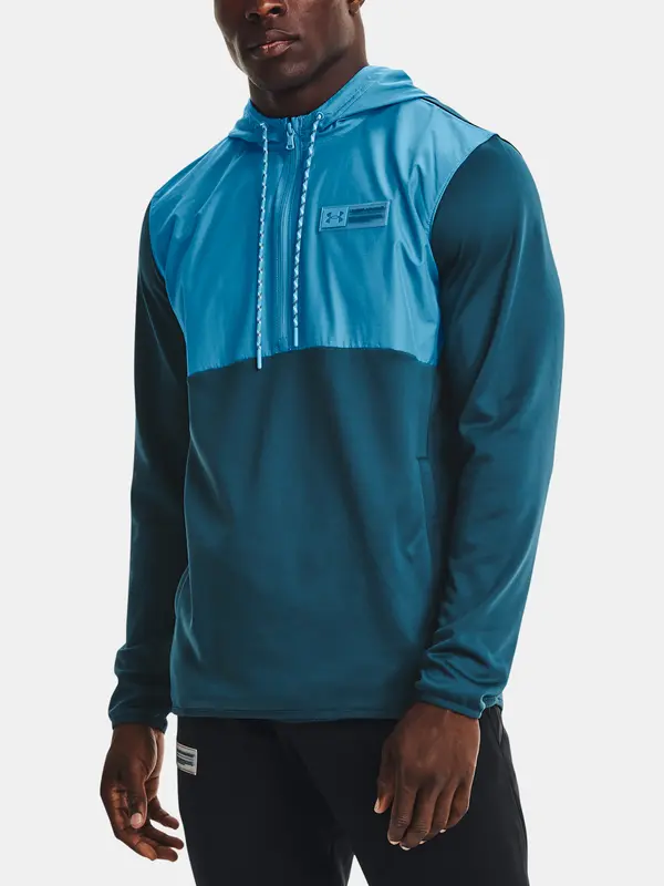 Under Armour Under Armour Sweatshirt UA AF STORM 1/2 ZIP HOODIE-BLU - Mens