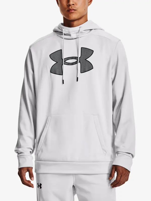 Under Armour Under Armour Sweatshirt UA Armour Fleece Big Logo HD-GRY - Men