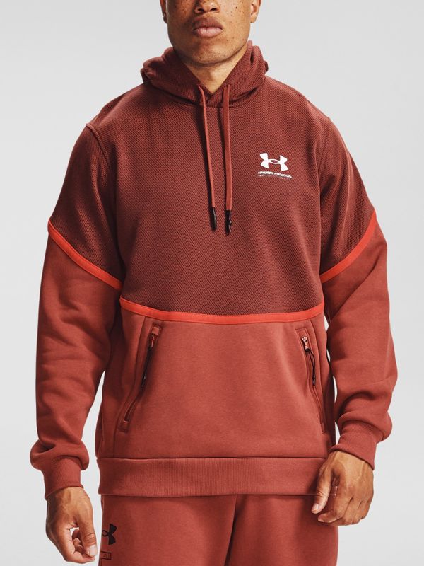 Under Armour Under Armour Sweatshirt UA Rival Fleece AMP HD-RED - Men's