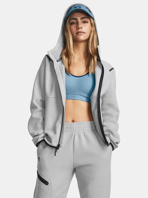 Under Armour Under Armour Sweatshirt Unstoppable Flc FZ-GRY - Women's