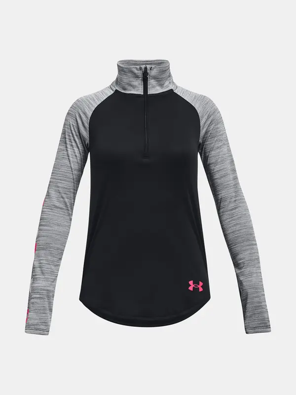 Under Armour Under Armour T-Shirt Tech Graphic Half Zip-BLK - Girls