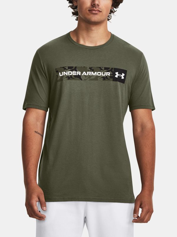 Under Armour Under Armour T-Shirt UA CAMO CHEST STRIPE SS-GRN - Men