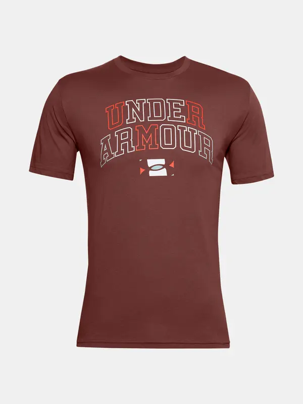 Under Armour Under Armour T-Shirt UA MULTICOLOR COLLEGIATE SS-RED - Men's