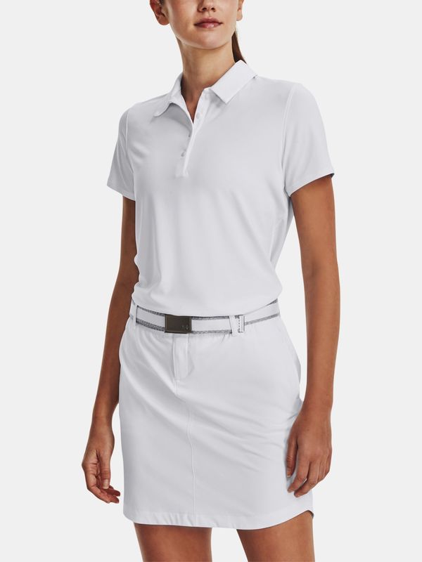 Under Armour Under Armour T-Shirt UA Playoff SS Polo -WHT - Women