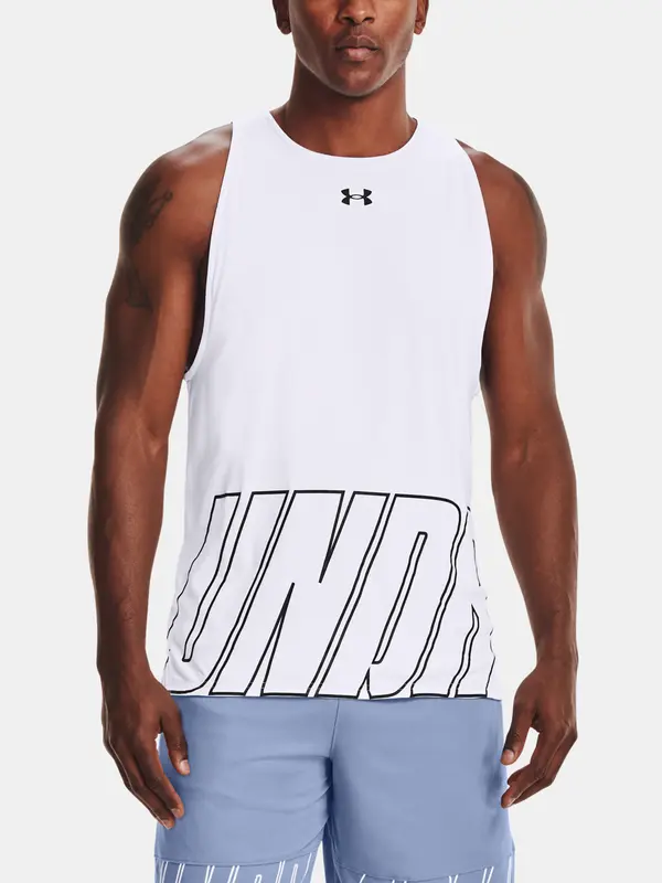 Under Armour Under Armour Tank Top BASELINE REVERSIBLE TANK-WHT - Men's