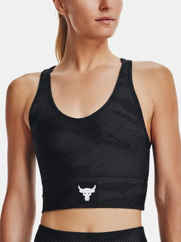 Under Armour Under Armour The Rock sportski grudnjak crne boje