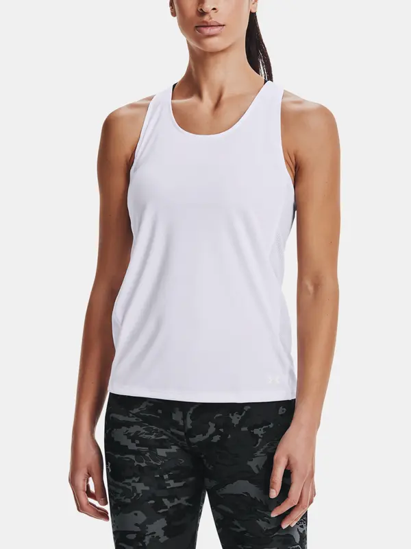 Under Armour Under Armour UA Fly By Tank-WHT - Women's