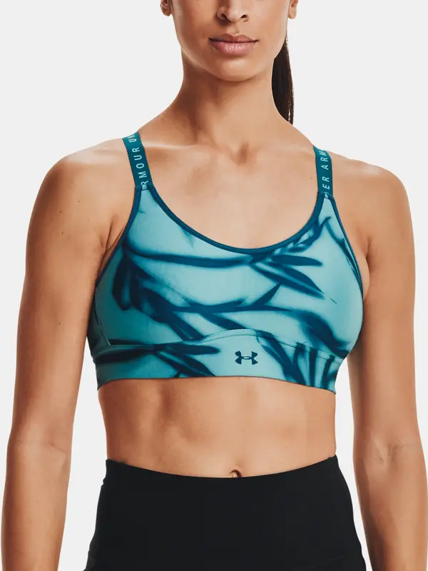 Under Armour Under Armour UA Infinity Mid Printed Bra-BLU - Women's
