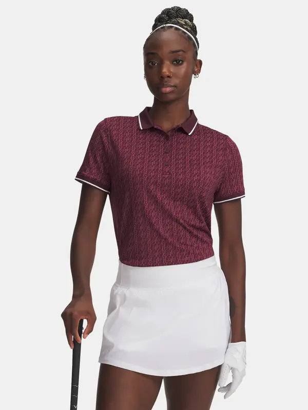 Under Armour Under Armour UA Playoff Jacquard Polo-RED Women's T-Shirt - Women's
