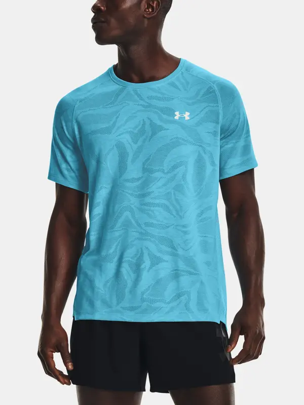 Under Armour Under Armour UA Streaker Jacquard Tee-BLU T-Shirt - Mens