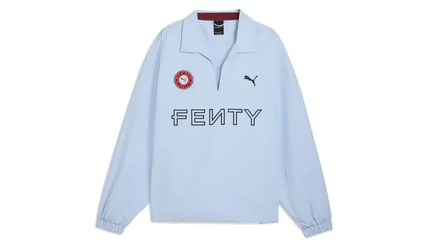 Puma Unisex plava majica s kapuljačom Puma x Fenty Drill Top